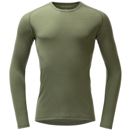 Maglietta funzionale da uomo Devold Adventure Merino 190 Shirt Man khaki chiaro Lichen