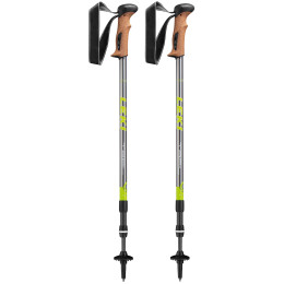 Bastoncini da trekking Leki Trail AS argento/verde GunmetalGreenyellow