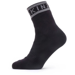 Calzini impermeabili SealSkinz WP Warm Weather Ankle Length with Hydrostop nero Black/Grey