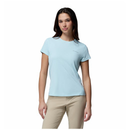 Maglietta da donna Columbia Zero Rules™ Light SS Crew azzurro Marine Light