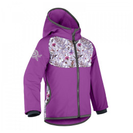 Giacca softshell per bambini Unuo Fleece Basic viola