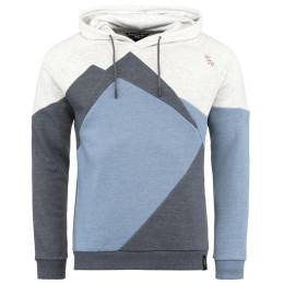 Felpa da uomo Chillaz Villach Hoody blu/bianco blue melange