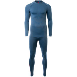 Intimo termico da uomo Hi-Tec Zareen set blu DarkDenim/CopelBlue