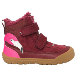 Stivali invernali per bambini Viking Outdoor Footwear Alv Barefoot Paw Warm WP 2V Burgundy rosso scuro Burgundy