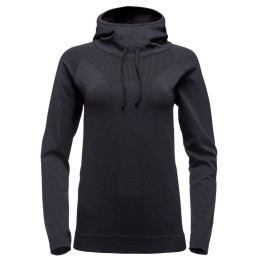 Felpa tecnica da donna Black Diamond Crux Hoody nero Carbon