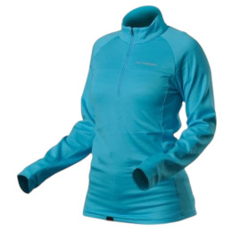 Felpa tecnica da donna Trimm CUBE LADY blu azure