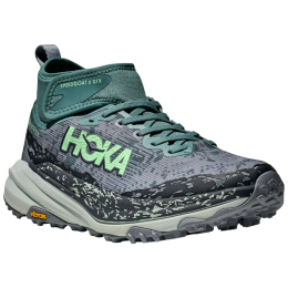 Scarpe da donna Hoka W Speedgoat 6 Mid Gtx grigio/verde Mountain Fog / Droplet