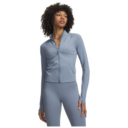 Felpa tecnica da donna Under Armour Vanish Elite Full Zip azzurro Blue Wind / / Metallic Silver