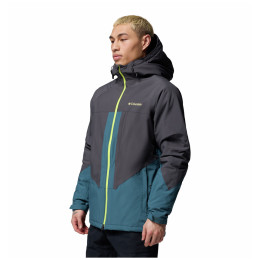 Giacca invernale da uomo Columbia Powder Prime™ Jacket verde/nero Everblue, Shark
