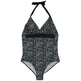 Costume da bagno da donna Regatta Flavia Swim Cstm II nero/bianco Black/White Polka Print