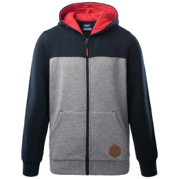 Felpa da bambino Bejo Tiago II Jrb grigio/rosso DarkSapphire/GrayMelange/ChineseRed