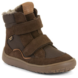 Stivali invernali per bambini Froddo Barefoot Tex Winter Dark Brown marrone scuro dark brown
