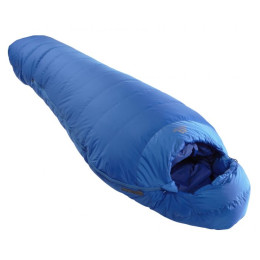 Sacco a pelo in piuma Mountain Equipment Classic 750 Long blu Skydiver