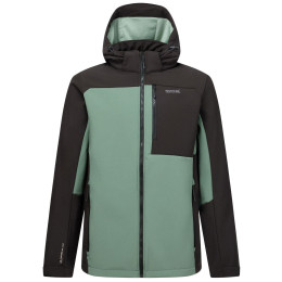Giacca softshell da uomo Regatta Hewitts verde/verde chiaro DkFrstGr/Blk