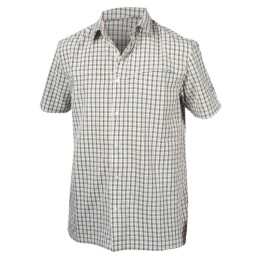 Camicia da uomo Northfinder Wolker nero/bianco Blackwhite