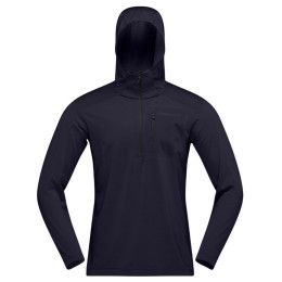 Felpa funzionale da uomo Norrona falketind warm1 Hood nero Caviar Black