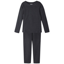 Intimo sportivo per bambini Reima Lani grigio black melange
