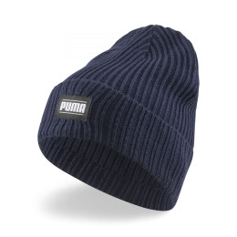Cappello invernale Puma Ribbed Classic Cuff Beanie blu blue