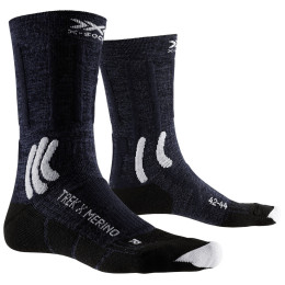 Calze X-Socks Trek X Merino blu scuro MIDNIGHT BLUE/ARCTIC WHITE