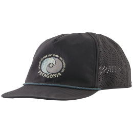Berretto con visiera Patagonia Snowfarer Cap nero Snowstitcher Drift: Ink Black
