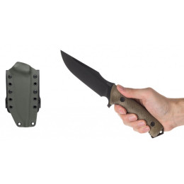 Coltello Acta non verba M311 Spelter Elmax DLC/Olive/olive