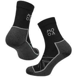 Calze MOOA Merino Adventure nero Black