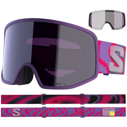 Occhiali da sci Salomon Sentry Pro Sigma +1Lens rosso Pansy