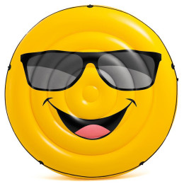 Smiley gonfiabile Intex Cool Guy Island giallo