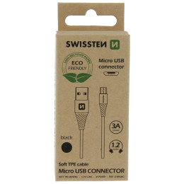 Cavo di ricarica e trasmissione Swissten USB/MICRO USB