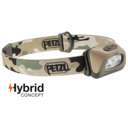 Lampada frontale Petzl Tactikka+ marrone