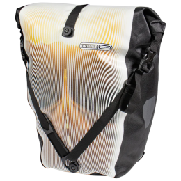 Borsa impermeabile per bicicletta Ortlieb Back-Roller Design bianco white - black