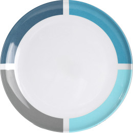 Piatto Brunner Aquarius Side plate blu/bianco