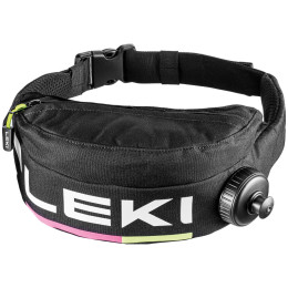 Marsupio da corsa Leki Drinkbelt Thermo Compact nero black-neonpink-neonyellow