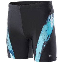 Costume da bagno da uomo Aquawave Fiero nero/blu Black/Sea print
