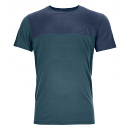 Intimo termico da uomo Ortovox 150 Cool Logo T-Shirt blu MidAqua