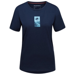 Maglietta da donna Mammut Mammut Core T-Shirt Women Emblem blu scuro marine