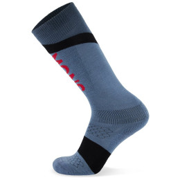 Calze Mons Royale Ultra Cushion Merino Snow Sock blu/nero Blue Slate / Black