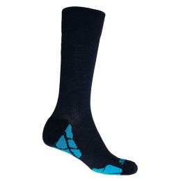 Calze Sensor Hiking Merino nero/blu