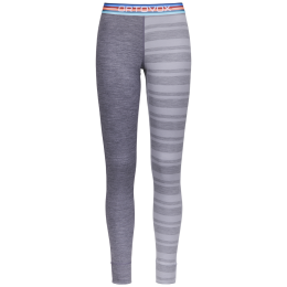 Mutande sportive da donna Ortovox 185 Rock'N'Wool Long Pants W grigio chiaro Grey Blend