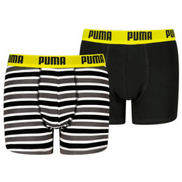 Boxer da ragazzo Puma Everyday Striped Boxers 2P