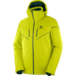 Giacca da uomo Salomon Stormrace Jkt M verde Citronelle