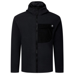 Felpa da uomo Dare 2b Firn Hooded Borg Fleece nero Black