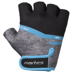 Guanti da ciclismo Martes Stacy Gloves nero/grigio Black/BlueCuracao/MelangeGray
