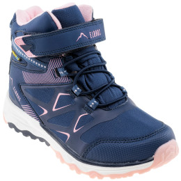 Scarpe da bambino Elbrus Etpen Mid Wp Jr blu LightNavy/Pink