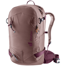 Zaino da sci Deuter Freerider 28 SL rosa/porpora ashrose-cassis
