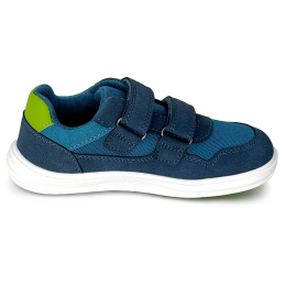 Scarpe barefoot tutto l’anno per bambini Bugga Safi Blue blu/verde modrá