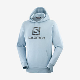 Felpa Salomon Outlife Logo Pullover Hoodie azzurro AshleyBlue