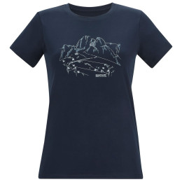 Maglietta da donna Regatta Womens Fingal Stretch blu scuro Navy