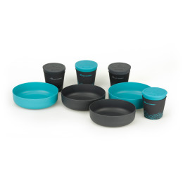 Set di stoviglie Sea to Summit DeltaLight Camp Set 4.4 blu/grigio Pacific Blue / Grey