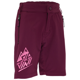 Pantaloncini da ciclismo per bambini Silvini Acri viola plum